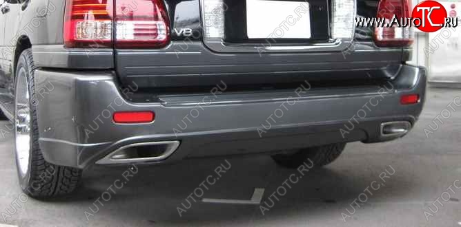18 749 р. Задний бампер ELFORD Lexus LX470 J100 дорестайлинг (1998-2002) (Неокрашенный)  с доставкой в г. Майкоп