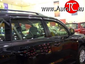 3 399 р. Дефлекторы окон (ветровики) Novline 4 шт Toyota Land Cruiser 200 дорестайлинг (2007-2012)  с доставкой в г. Майкоп