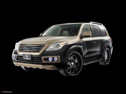 11 949 р. Накладка на передний бампер Goldman Lexus LX570 J200 дорестайлинг (2007-2012) (Неокрашенная)  с доставкой в г. Майкоп. Увеличить фотографию 3