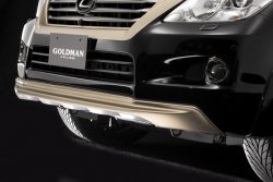 11 949 р. Накладка на передний бампер Goldman Lexus LX570 J200 дорестайлинг (2007-2012) (Неокрашенная)  с доставкой в г. Майкоп. Увеличить фотографию 4