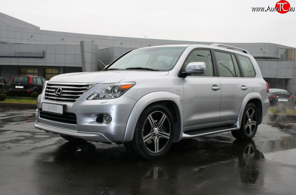 11 949 р. Накладка на передний бампер Goldman Lexus LX570 J200 дорестайлинг (2007-2012) (Неокрашенная)  с доставкой в г. Майкоп