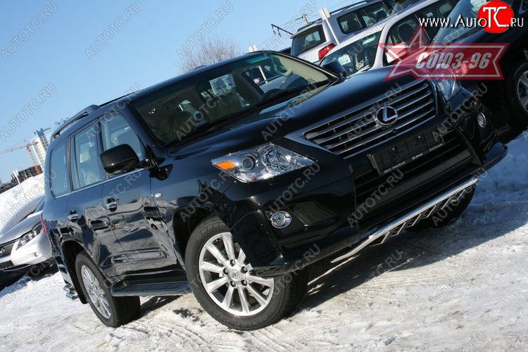 30 149 р. Защита переднего бампера Sport Package Souz-96 (d60) Lexus LX570 J200 дорестайлинг (2007-2012)  с доставкой в г. Майкоп