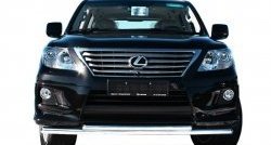 30 149 р. Двойная защита переднего бампера d 60х42 Sport Package Souz-96 Lexus LX570 J200 дорестайлинг (2007-2012)  с доставкой в г. Майкоп. Увеличить фотографию 2