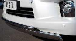 23 999 р. Защита переднего бампера (2 трубыØ42 и 75х42 мм, нержавейка) SLITKOFF  Lexus LX570  J200 (2007-2012) дорестайлинг  с доставкой в г. Майкоп. Увеличить фотографию 3