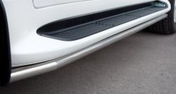 14 999 р. Защита порогов SLITKOFF из круглой трубы диаметром 42 мм (2012-н.в.)  Lexus LX570  J200 (2007-2012) дорестайлинг  с доставкой в г. Майкоп. Увеличить фотографию 2