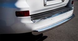 16 749 р. Защита заднего бампера (Ø76 мм, нержавейка) SLITKOFF Lexus LX570 J200 дорестайлинг (2007-2012)  с доставкой в г. Майкоп. Увеличить фотографию 3