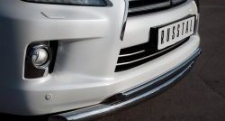 20 999 р. Защита переднего бампера (2 трубыØ76 и 42 мм, нержавейка) SLITKOFF  Lexus LX570  J200 (2012-2015) 1-ый рестайлинг  с доставкой в г. Майкоп. Увеличить фотографию 2