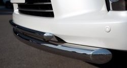 20 999 р. Защита переднего бампера (2 трубыØ76 и 42 мм, нержавейка) SLITKOFF  Lexus LX570  J200 (2012-2015) 1-ый рестайлинг  с доставкой в г. Майкоп. Увеличить фотографию 3