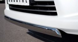 12 999 р. Защита переднего бампера (Ø75х42 мм, нержавейка) Russtal Lexus LX570 J200 1-ый рестайлинг (2012-2015)  с доставкой в г. Майкоп. Увеличить фотографию 3