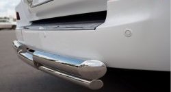 20 949 р. Защита заднего бампера (2 трубы Ø76 и 42 мм, нержавейка) SLITKOFF  Lexus LX570  J200 (2012-2015) 1-ый рестайлинг  с доставкой в г. Майкоп. Увеличить фотографию 4