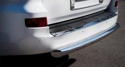 16 749 р. Одинарная защита заднего бампера из трубы диаметром 76 мм SLITKOFF Lexus LX570 J200 1-ый рестайлинг (2012-2015)  с доставкой в г. Майкоп. Увеличить фотографию 2