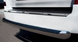 16 749 р. Одинарная защита заднего бампера из трубы диаметром 76 мм SLITKOFF Lexus LX570 J200 1-ый рестайлинг (2012-2015)  с доставкой в г. Майкоп. Увеличить фотографию 3