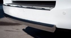13 999 р. Защита заднего бампера (Ø75x42 мм, нержавейка) Russtal Lexus LX570 J200 1-ый рестайлинг (2012-2015)  с доставкой в г. Майкоп. Увеличить фотографию 2