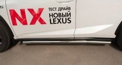 19 999 р. Защита порогов из круглой трубы диаметром 63 мм F SPORT SLITKOFF  Lexus NX200T  Z10 (2014-2017)  с доставкой в г. Майкоп. Увеличить фотографию 2