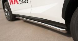 19 999 р. Защита порогов из круглой трубы диаметром 63 мм F SPORT SLITKOFF  Lexus NX200T  Z10 (2014-2017)  с доставкой в г. Майкоп. Увеличить фотографию 4