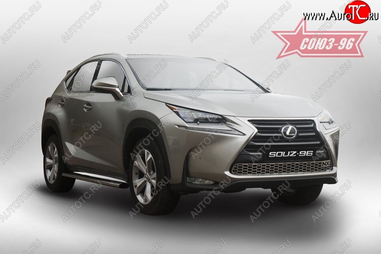 8 249 р. Декоративный элемент воздухозаборника Souz-96 Lexus NX200T Z10 (2014-2017)  с доставкой в г. Майкоп