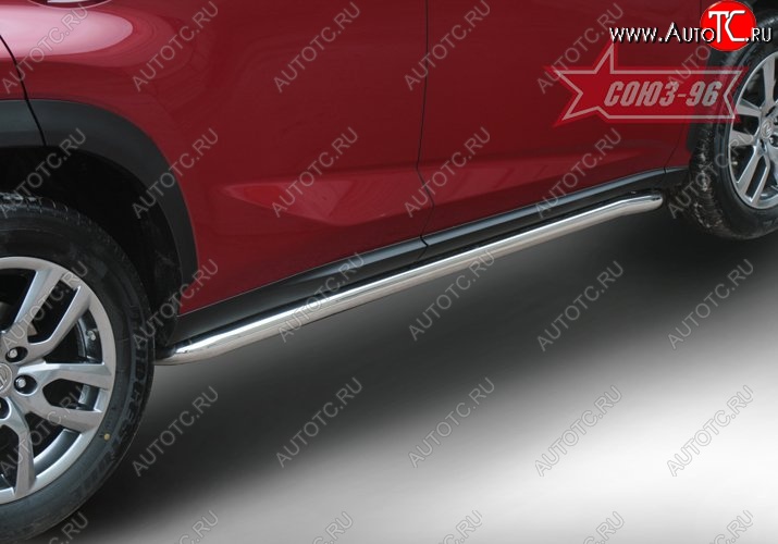16 199 р. Защита порогов F-Sport Souz-96 (d60) Lexus NX300h Z10 дорестайлинг (2014-2017)  с доставкой в г. Майкоп