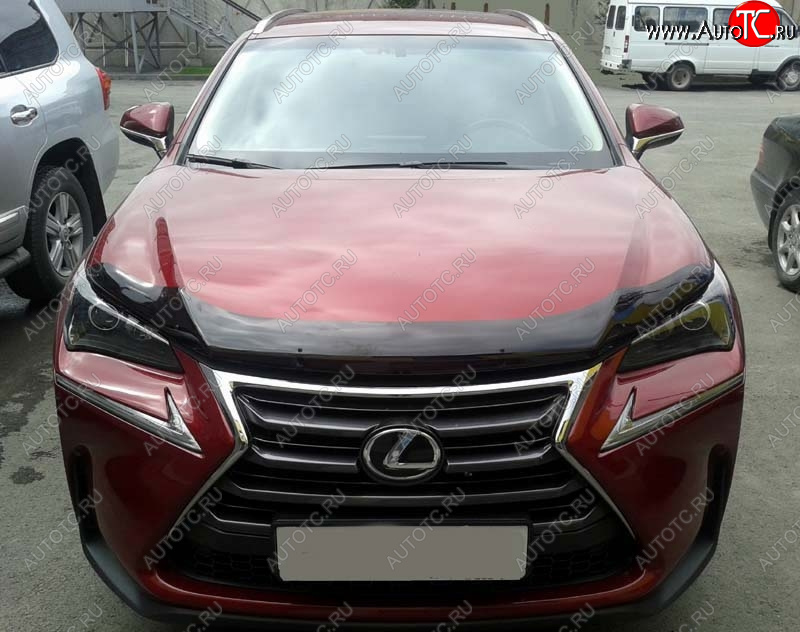 3 689 р. Дефлектор капота SIM Lexus NX200 Z10 дорестайлинг (2014-2017)  с доставкой в г. Майкоп
