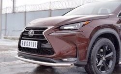 15 999 р. Защита переднего бампера (Ø63 мм, нержавейка) SLITKOFF  Lexus NX200  Z10 (2014-2017) дорестайлинг  с доставкой в г. Майкоп. Увеличить фотографию 4