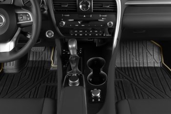 10 529 р. Коврик в салони премиум-класса Kvest Lexus RX450 AL20 дорестайлинг (2015-2019)  с доставкой в г. Майкоп. Увеличить фотографию 2