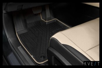 10 529 р. Коврик в салони премиум-класса Kvest Lexus RX450 AL20 дорестайлинг (2015-2019)  с доставкой в г. Майкоп. Увеличить фотографию 11