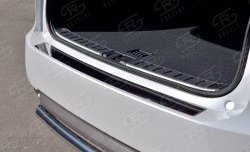 2 299 р. Накладка защитная на верхнюю часть заднего бампера Russtal Lexus RX 200T AL20 дорестайлинг (2015-2017)  с доставкой в г. Майкоп. Увеличить фотографию 2