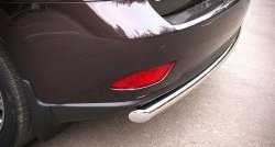 15 349 р. Одинарная защита заднего бампера из трубы диаметром 63 мм SLITKOFF Lexus RX350 AL10 дорестайлинг (2008-2012)  с доставкой в г. Майкоп. Увеличить фотографию 2