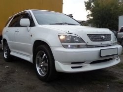 7 299 р. Накладка на передний бампер HARRIER RX Lexus RX300 XU10 дорестайлинг (1995-2001) (Неокрашенная)  с доставкой в г. Майкоп. Увеличить фотографию 2