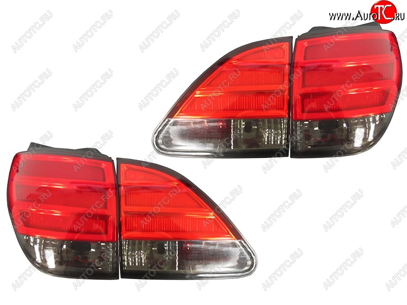10 599 р. Комплект задних фонарей SAT (красно-дымчатые/диодные) Lexus RX300 XU10 дорестайлинг (1995-2001)  с доставкой в г. Майкоп