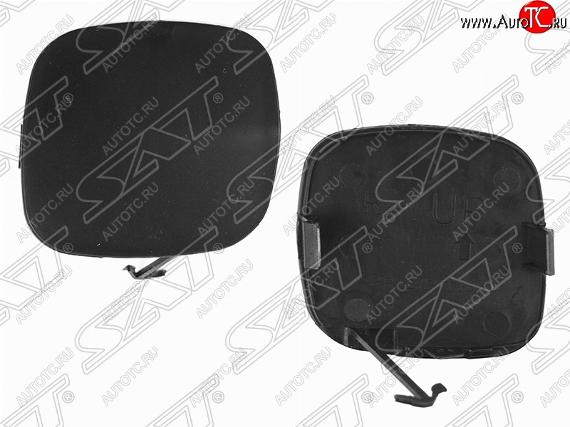 969 р. Правая заглушка переднего бампера SAT (под крюк) Lexus RX350 XU30 дорестайлинг (2003-2006) (Неокрашенная)  с доставкой в г. Майкоп
