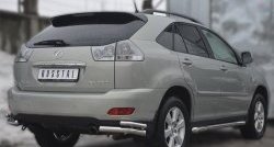 19 999 р. Защита порогов из круглой трубы диаметром 63 мм SLITKOFF  Lexus RX300  XU30 - RX350  XU30  с доставкой в г. Майкоп. Увеличить фотографию 2