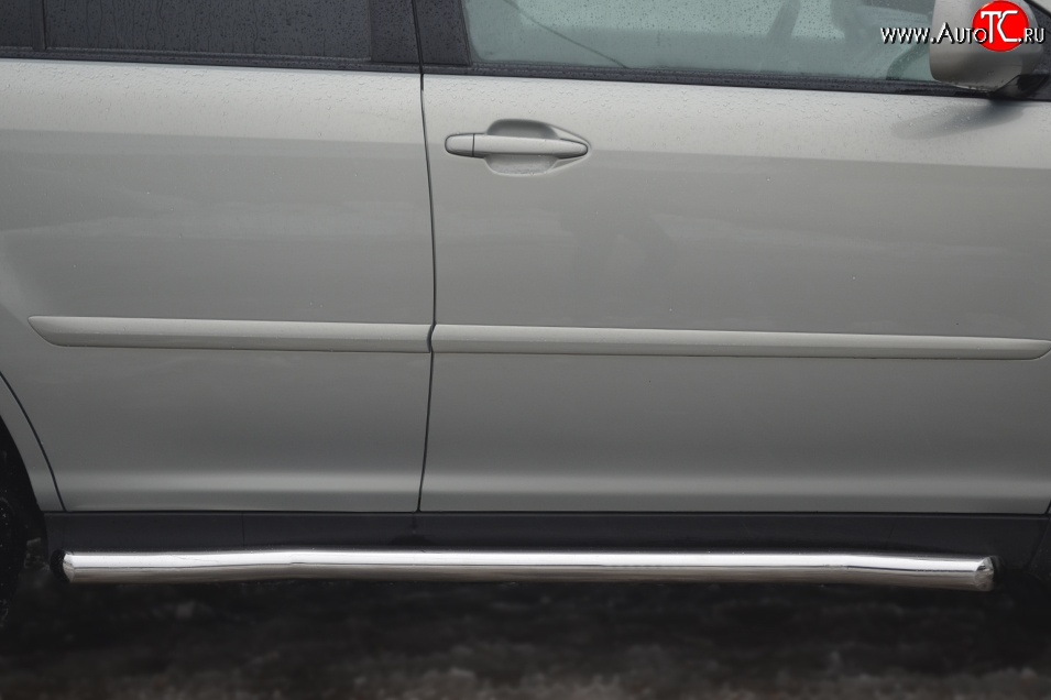 19 999 р. Защита порогов из круглой трубы диаметром 63 мм SLITKOFF  Lexus RX300  XU30 - RX350  XU30  с доставкой в г. Майкоп