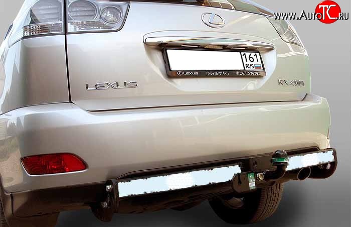 154 999 р. Фаркоп Лидер Плюс (c нерж. пластиной) Lexus RX400H XU30 рестайлинг (2005-2009) (Без электропакета)  с доставкой в г. Майкоп