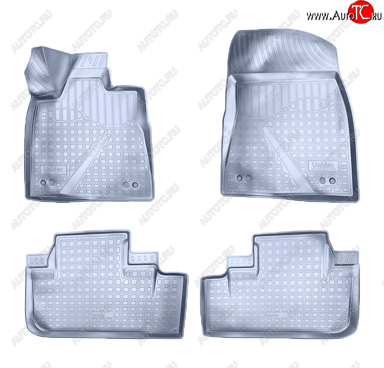 3 699 р. Коврики салона Norplast Unidec  Lexus RX ( 270,  200T) - RX350  AL20 (Цвет: серый)  с доставкой в г. Майкоп