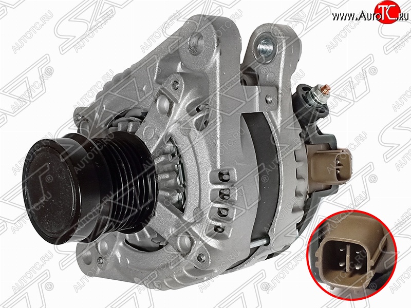 8 649 р. Генератор (100A/ 12V) (2GR) SAT Toyota Camry XV40 дорестайлинг (2006-2008)  с доставкой в г. Майкоп
