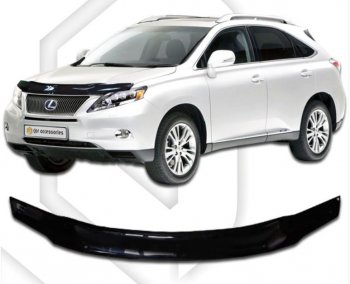 Дефлектор капота на CA-Plastiс Lexus RX350 AL10 рестайлинг (2012-2015)