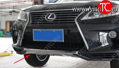 21 599 р. Накладка на передний бампер CT v4 v4 Lexus RX350 AL10 дорестайлинг (2008-2012) (Неокрашенная)  с доставкой в г. Майкоп