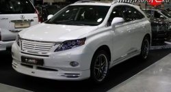 13 349 р. Накладка JAOS на передний бампер Lexus RX350 AL10 дорестайлинг (2008-2012) (Неокрашенная)  с доставкой в г. Майкоп. Увеличить фотографию 2