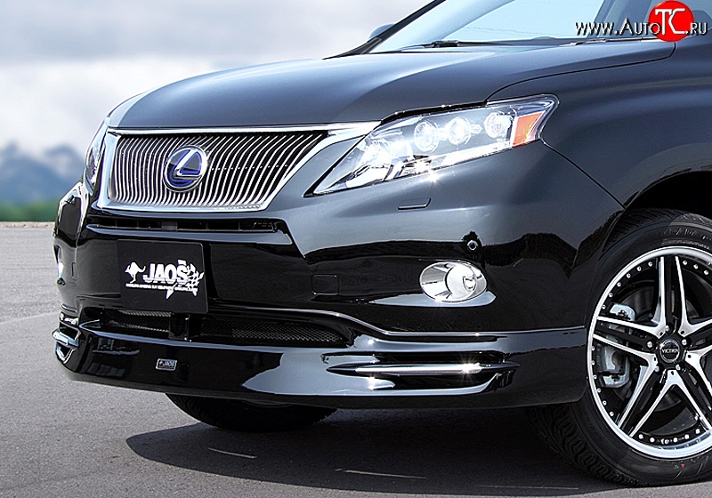 13 349 р. Накладка JAOS на передний бампер Lexus RX350 AL10 дорестайлинг (2008-2012) (Неокрашенная)  с доставкой в г. Майкоп