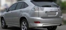 7 199 р. Накладка на задний бампер СТ v1 Lexus RX350 AL10 дорестайлинг (2008-2012) (Неокрашенная)  с доставкой в г. Майкоп. Увеличить фотографию 2
