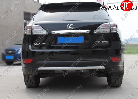 21 599 р. Накладка на задний бампер CT v3 Lexus RX350 AL10 дорестайлинг (2008-2012) (Неокрашенная)  с доставкой в г. Майкоп