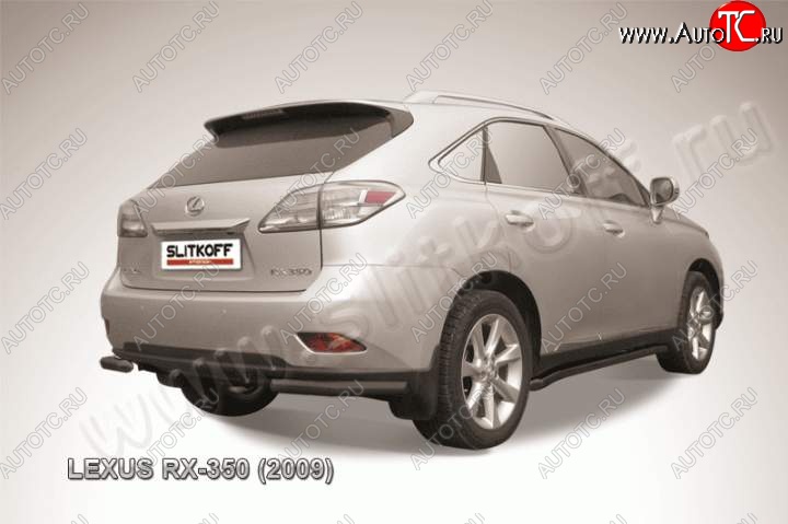 8 849 р. Уголки d57 Lexus RX350 AL10 дорестайлинг (2008-2012) (Цвет: серебристый)  с доставкой в г. Майкоп