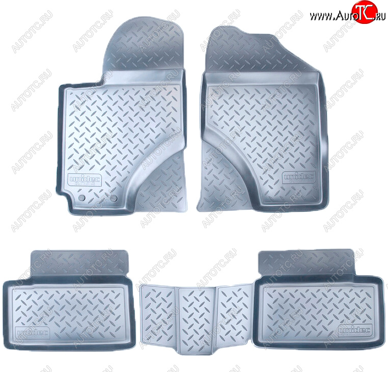3 199 р. Коврики салона Norplast Unidec  Lifan Breez (2006-2012) (Цвет: серый)  с доставкой в г. Майкоп
