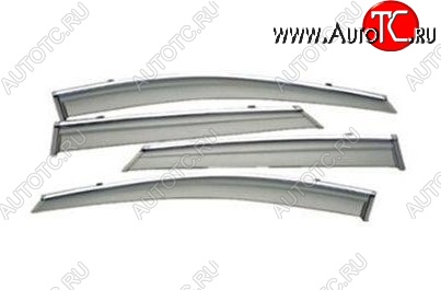 4 299 р. Комплект дефлекторов окон (ветровиков) 4 шт. СТ Lifan X60 дорестайлинг (2011-2015)  с доставкой в г. Майкоп