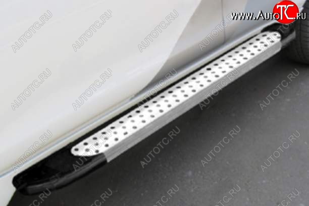 13 229 р. Порожки для ног Arbori Standart Silver Lifan X60 2-ой рестайлинг (2016-2025)  с доставкой в г. Майкоп