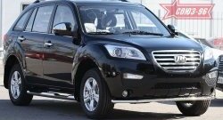8 909 р. Защита переднего бампера одинарная Souz-96 (d42). Lifan X60 дорестайлинг (2011-2015)  с доставкой в г. Майкоп. Увеличить фотографию 3