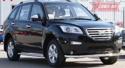 9 899 р. Защита переднего бампера одинарная Souz-96 (d60). Lifan X60 дорестайлинг (2011-2015)  с доставкой в г. Майкоп. Увеличить фотографию 3