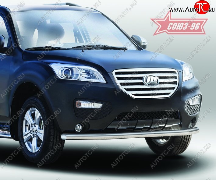 9 899 р. Защита переднего бампера одинарная Souz-96 (d60). Lifan X60 дорестайлинг (2011-2015)  с доставкой в г. Майкоп