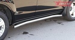 11 474 р. Защита порогов Souz-96 (d60) Lifan X60 дорестайлинг (2011-2015)  с доставкой в г. Майкоп. Увеличить фотографию 2