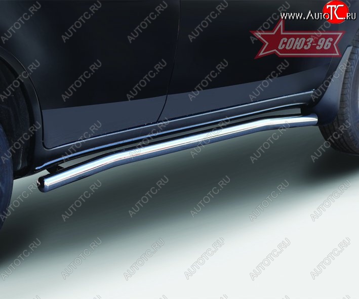 11 474 р. Защита порогов Souz-96 (d60) Lifan X60 дорестайлинг (2011-2015)  с доставкой в г. Майкоп